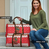 Personalized Romania Christmas Travel Bag Romanian Carpet The Goat Dance - Wonder Print Shop