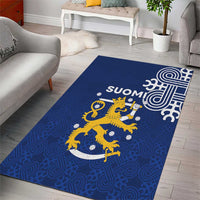 Finland Nordic Lion Area Rug Pride Of Suomi - Wonder Print Shop