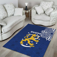 Finland Nordic Lion Area Rug Pride Of Suomi - Wonder Print Shop