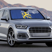 Finland Nordic Lion Auto Sun Shade Pride Of Suomi - Wonder Print Shop