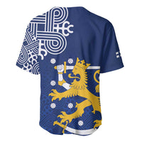 Finland Nordic Lion Baseball Jersey Pride Of Suomi - Wonder Print Shop