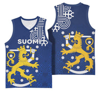 Finland Nordic Lion Basketball Jersey Pride Of Suomi - Wonder Print Shop