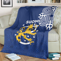 Finland Nordic Lion Blanket Pride Of Suomi - Wonder Print Shop