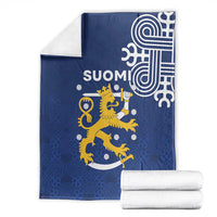 Finland Nordic Lion Blanket Pride Of Suomi - Wonder Print Shop
