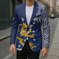Finland Nordic Lion Blazer Pride Of Suomi - Wonder Print Shop