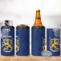 Finland Nordic Lion 4 in 1 Can Cooler Tumbler Pride Of Suomi - Wonder Print Shop