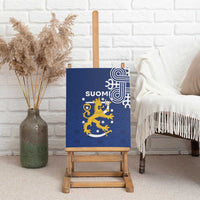 Finland Nordic Lion Canvas Wall Art Pride Of Suomi - Wonder Print Shop
