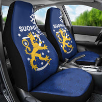 Finland Nordic Lion Car Seat Cover Pride Of Suomi - Wonder Print Shop