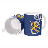 Finland Nordic Lion Ceramic Mug Pride Of Suomi - Wonder Print Shop