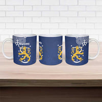 Finland Nordic Lion Ceramic Mug Pride Of Suomi - Wonder Print Shop