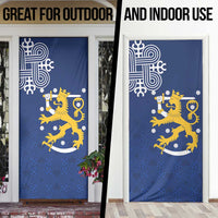 Finland Nordic Lion Door Cover Pride Of Suomi - Wonder Print Shop
