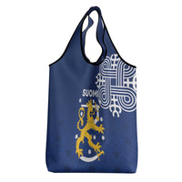 Finland Nordic Lion Grocery Bag Pride Of Suomi - Wonder Print Shop