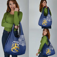 Finland Nordic Lion Grocery Bag Pride Of Suomi - Wonder Print Shop