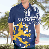 Finland Nordic Lion Hawaiian Shirt Pride Of Suomi - Wonder Print Shop
