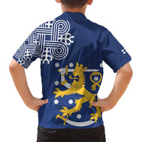 Finland Nordic Lion Hawaiian Shirt Pride Of Suomi - Wonder Print Shop