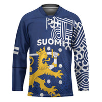 Finland Nordic Lion Hockey Jersey Pride Of Suomi - Wonder Print Shop