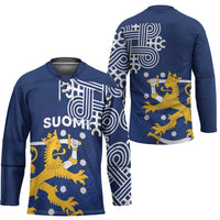 Finland Nordic Lion Hockey Jersey Pride Of Suomi - Wonder Print Shop
