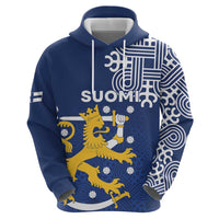 Finland Nordic Lion Hoodie Pride Of Suomi - Wonder Print Shop