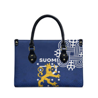Finland Nordic Lion Leather Bag Pride Of Suomi - Wonder Print Shop