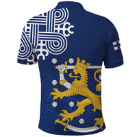 Finland Nordic Lion Polo Shirt Pride Of Suomi - Wonder Print Shop