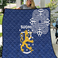 Finland Nordic Lion Quilt Pride Of Suomi - Wonder Print Shop