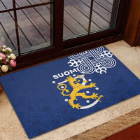 Finland Nordic Lion Rubber Doormat Pride Of Suomi - Wonder Print Shop