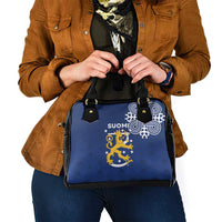 Finland Nordic Lion Shoulder Handbag Pride Of Suomi - Wonder Print Shop