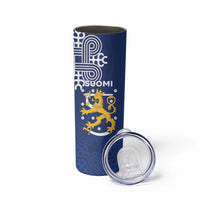 Finland Nordic Lion Skinny Tumbler Pride Of Suomi - Wonder Print Shop