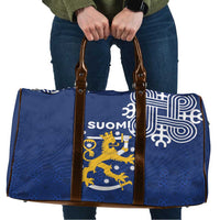 Finland Nordic Lion Travel Bag Pride Of Suomi - Wonder Print Shop