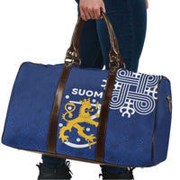 Finland Nordic Lion Travel Bag Pride Of Suomi - Wonder Print Shop