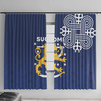 Finland Nordic Lion Window Curtain Pride Of Suomi - Wonder Print Shop