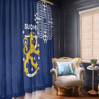 Finland Nordic Lion Window Curtain Pride Of Suomi - Wonder Print Shop