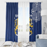 Finland Nordic Lion Window Curtain Pride Of Suomi - Wonder Print Shop