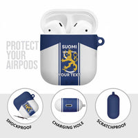 Personalized Finland Suomi Lion AirPods Case Pride Of The North - Wonder Print Shop