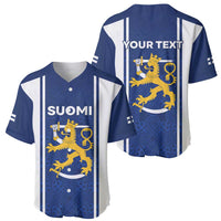 Personalized Finland Suomi Lion Baseball Jersey Pride Of The North - Wonder Print Shop