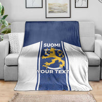 Personalized Finland Suomi Lion Blanket Pride Of The North - Wonder Print Shop