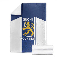 Personalized Finland Suomi Lion Blanket Pride Of The North - Wonder Print Shop