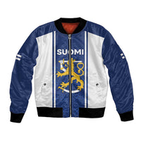 Personalized Finland Suomi Lion Bomber Jacket Pride Of The North - Wonder Print Shop