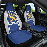 Personalized Finland Suomi Lion Car Seat Cover Pride Of The North - Wonder Print Shop
