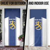 Personalized Finland Suomi Lion Door Cover Pride Of The North - Wonder Print Shop