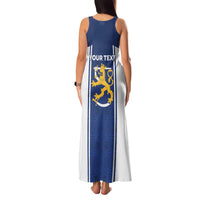 Personalized Finland Suomi Lion Family Matching Tank Maxi Dress and Hawaiian Shirt Pride Of The North - Wonder Print Shop