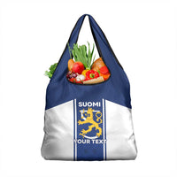 Personalized Finland Suomi Lion Grocery Bag Pride Of The North - Wonder Print Shop