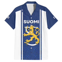 Personalized Finland Suomi Lion Hawaiian Shirt Pride Of The North - Wonder Print Shop