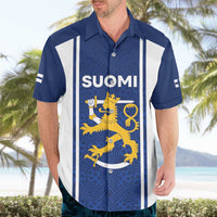 Personalized Finland Suomi Lion Hawaiian Shirt Pride Of The North - Wonder Print Shop