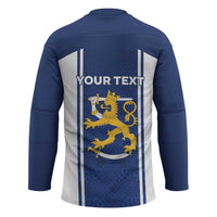 Personalized Finland Suomi Lion Hockey Jersey Pride Of The North - Wonder Print Shop