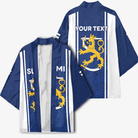 Personalized Finland Suomi Lion Kimono Pride Of The North - Wonder Print Shop