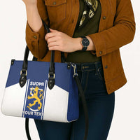 Personalized Finland Suomi Lion Leather Bag Pride Of The North - Wonder Print Shop