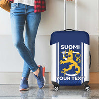 Personalized Finland Suomi Lion Luggage Cover Pride Of The North - Wonder Print Shop