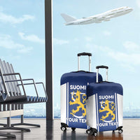 Personalized Finland Suomi Lion Luggage Cover Pride Of The North - Wonder Print Shop