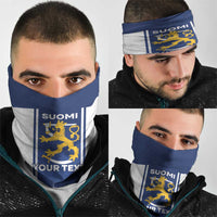Personalized Finland Suomi Lion Neck Gaiter Pride Of The North - Wonder Print Shop